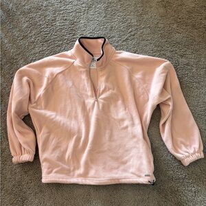 Women’s Pink Half-Zip Sweater